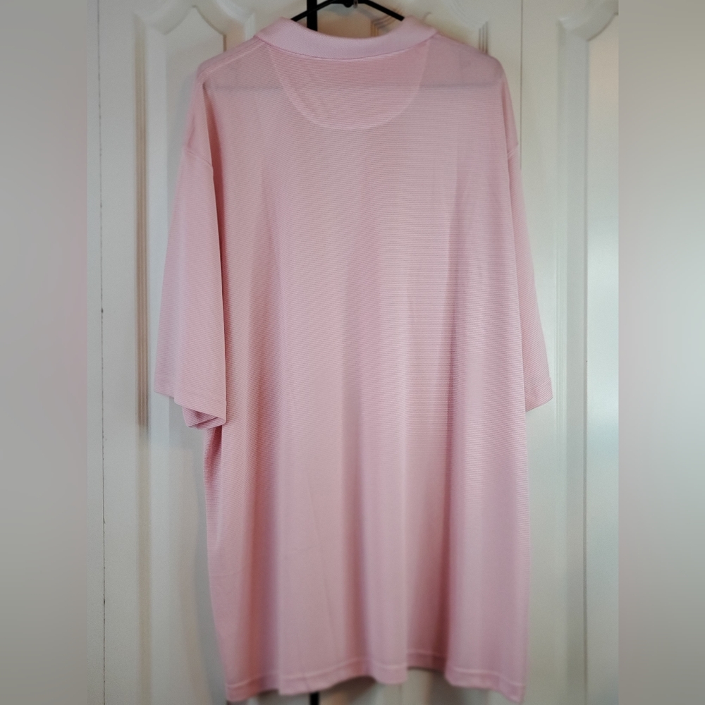 Haggard Big & Tall 3XLT Pink Polo - Picture 2 of 4